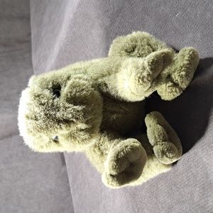 Vintage Gund Ribbitt Frog Plush Stuffed Animal with Noise Maker VG- 6" 1980's